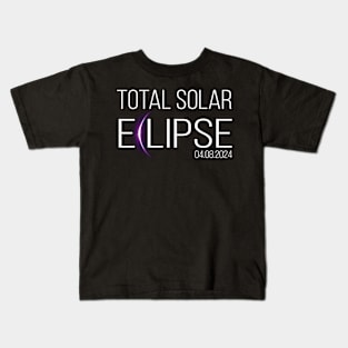 Total Solar Eclipse April 8 2024 men women kids Kids T-Shirt